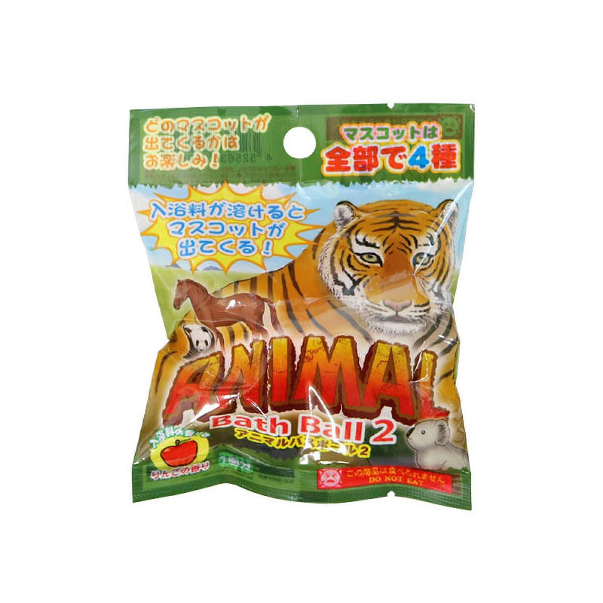 DAISO Animal Series Bath Ball Vol.2 Apple Scent 1 each
