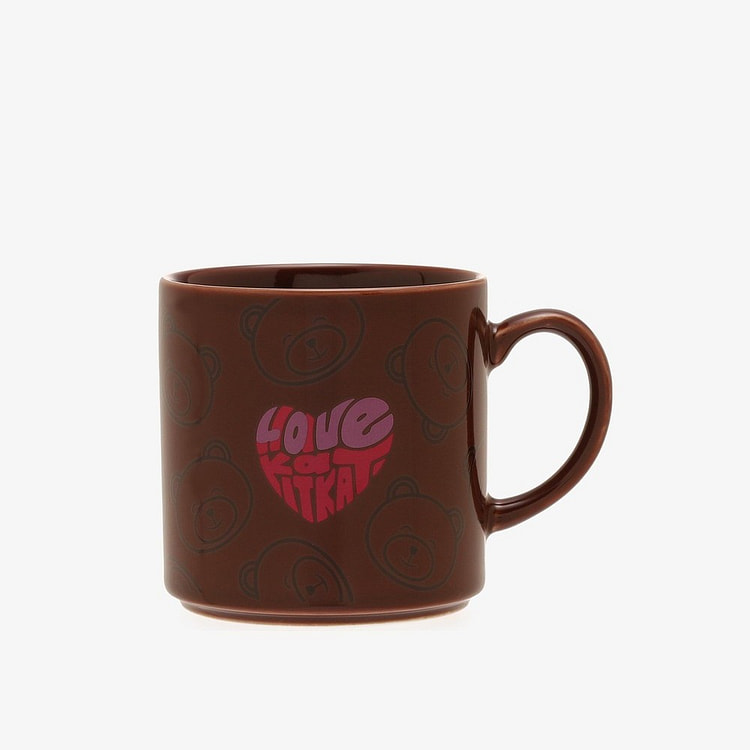 KITKAT愛心小熊馬克杯 粽色 1 各