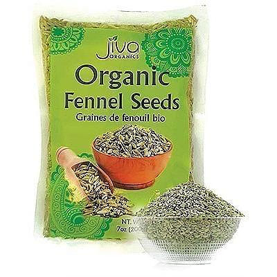 Jiva Organics Fennel Seed, 7 oz bag 7 oz