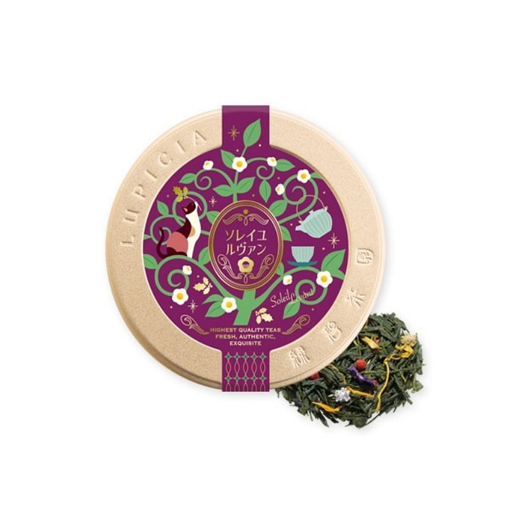 Lupicia Christmas limited edition design can White grape and citrus green t