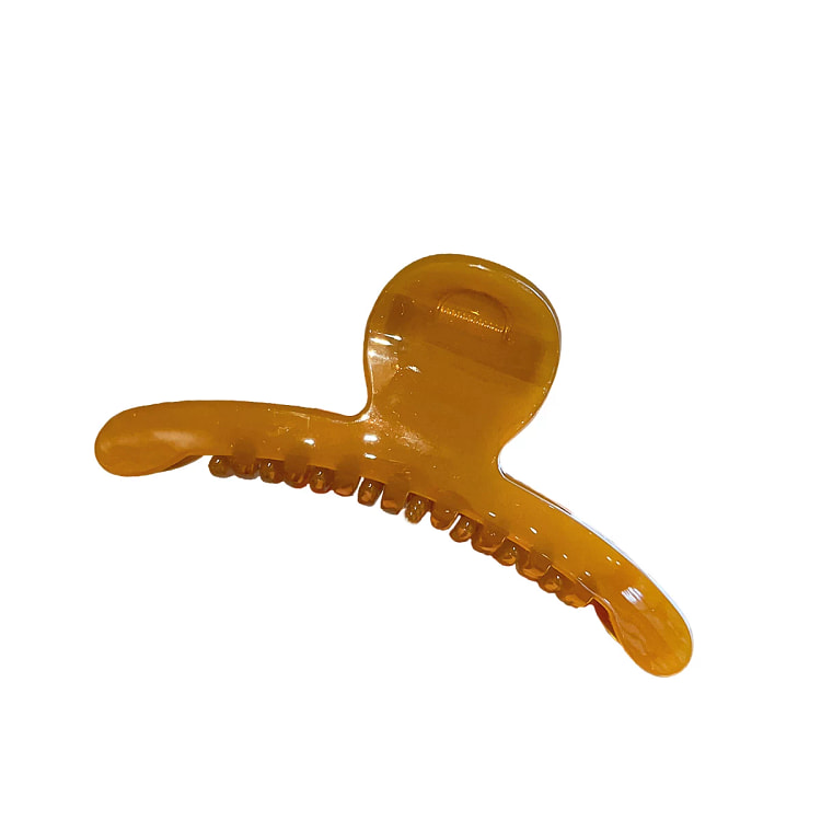 素板简约茶色鲨鱼夹子*1 100 克