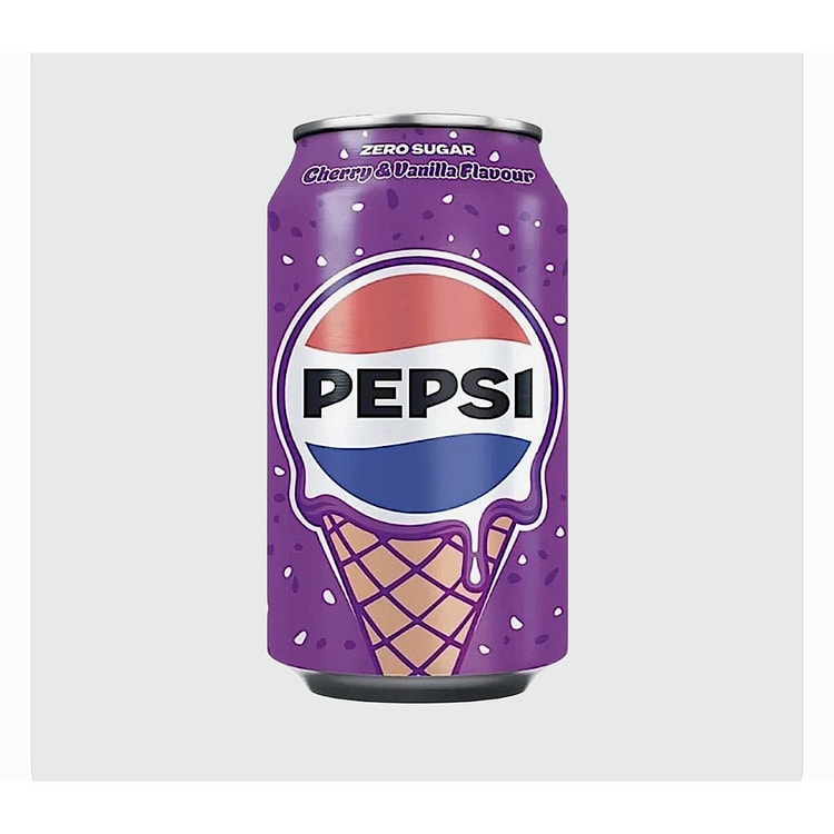 Pepsi Zero Sugar Cherry & Vanilla (UK) 1 each