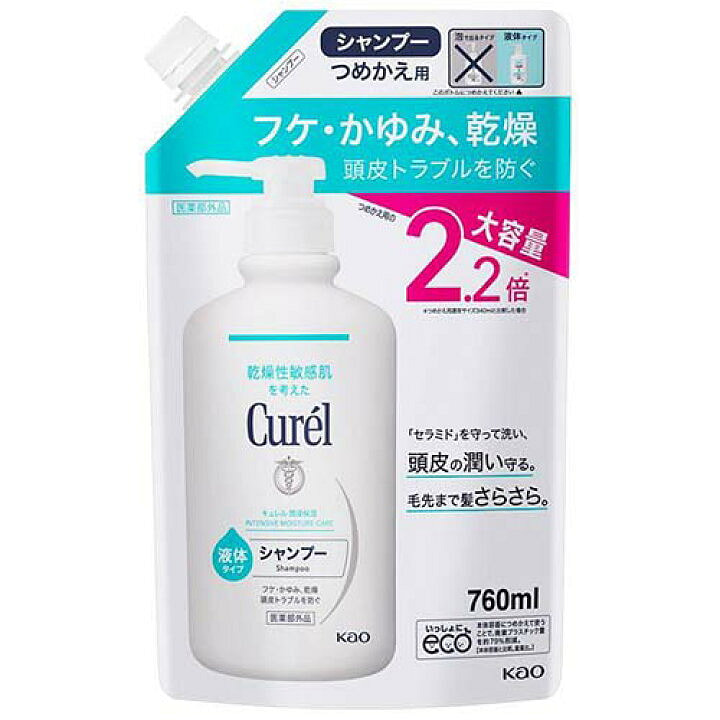 Curel 洗发水 补充装 760毫升 洗发水 760 毫升