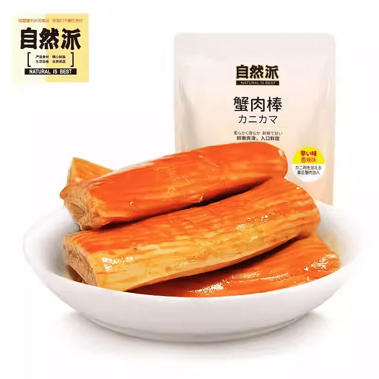 Natural Spicy Crab Stick 72g*1 pack 72 g