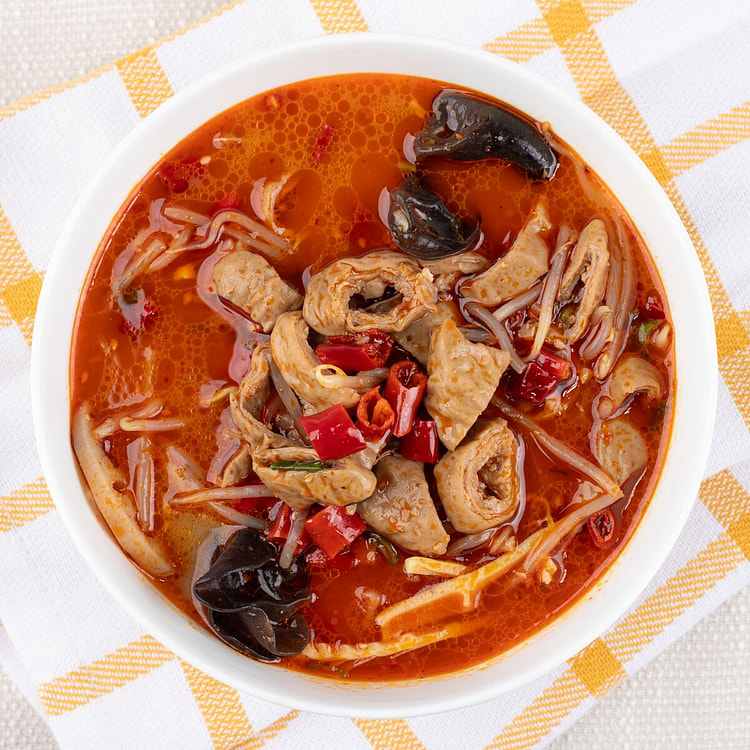 Spicy Pork Intestine Hot Pot