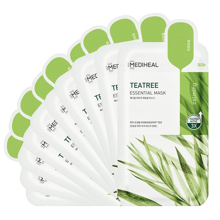 Mediheal Tea Tree Essential Face Mask 10 Sheets 1 box
