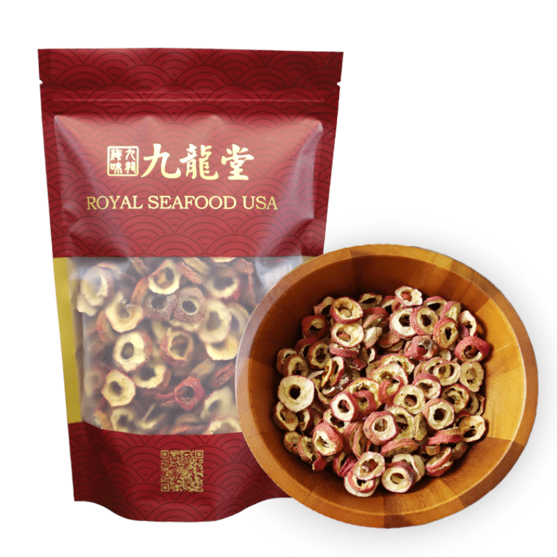 九龍堂 特级去核山楂干225g 泡水 助消化 8 盎司