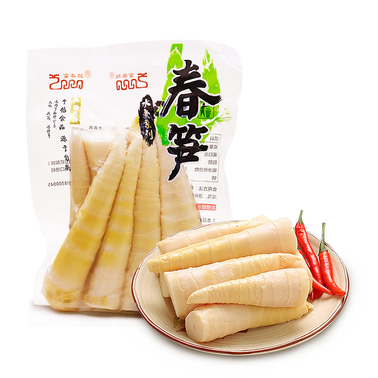 富春龙火锅炒菜嫩笋尖水煮春笋500g*1袋