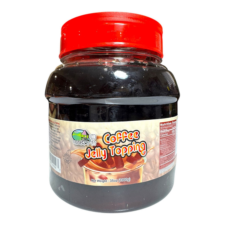 Coffee Jelly Topping/Thach Cafe - Large Jar 1000 g