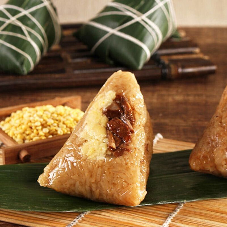 去皮清凉绿豆肉粽 美国外婆家新鲜制作非冷冻粽子