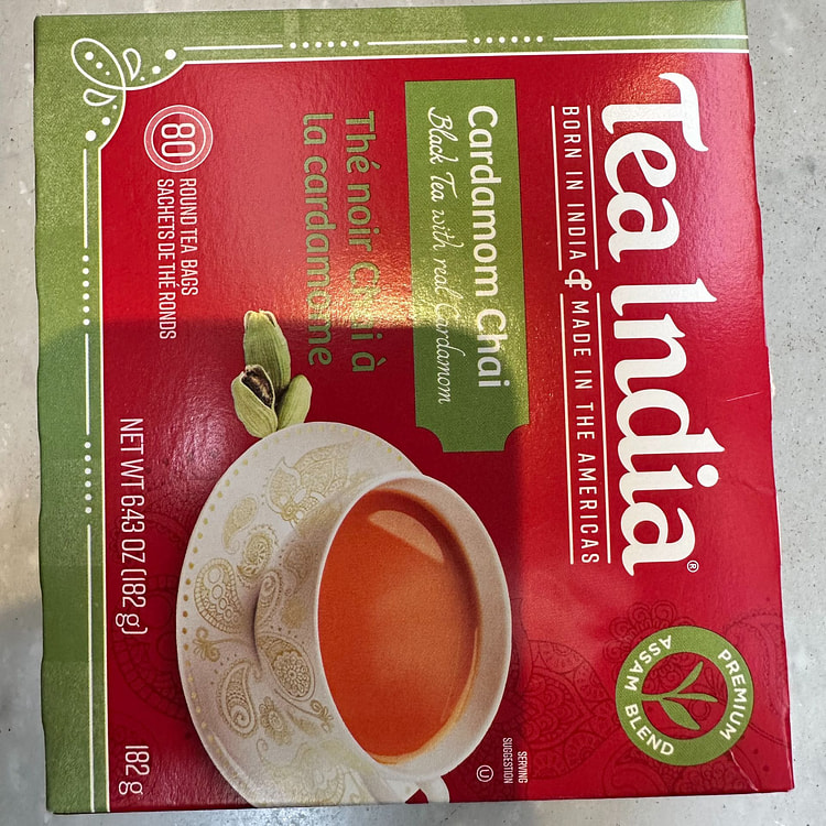 Tea India Cardamom Chai Bags 80 count