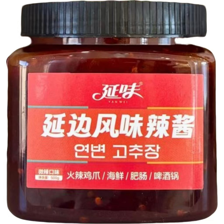 Yanbian Korean style spicy sauce 500g * 1 bottle 1 bottle