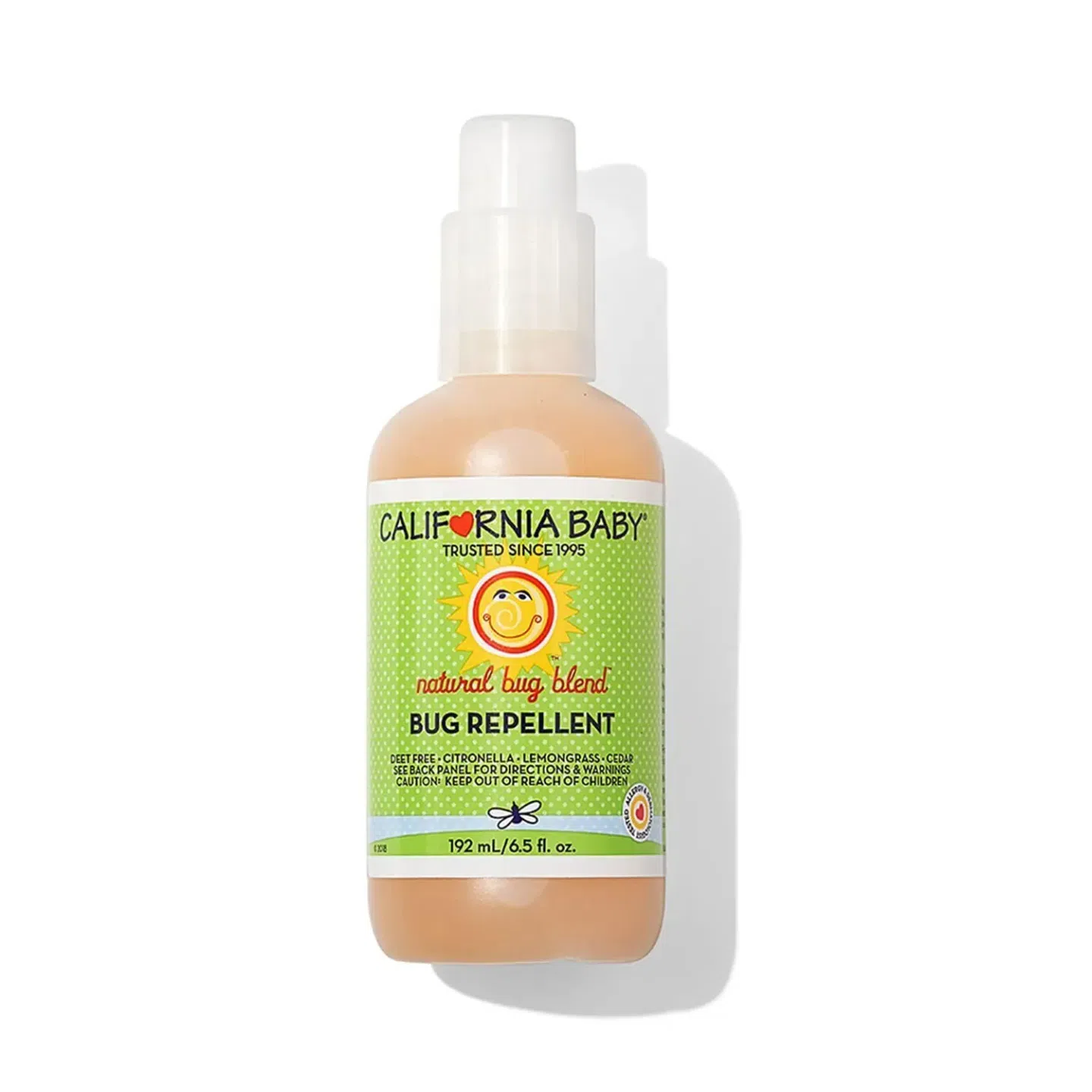California Baby Natural Blend Bug Repellent Spray/ Great Smell/ 192 mL / 6.5oz 6.5 fl.oz
