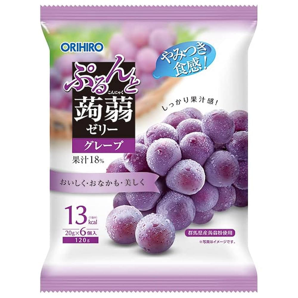 ORIHIRO 葡萄魔芋果冻 13 个