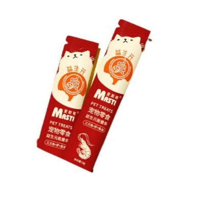 麦斯蒂 三文鱼猫条9个 162g 9 份