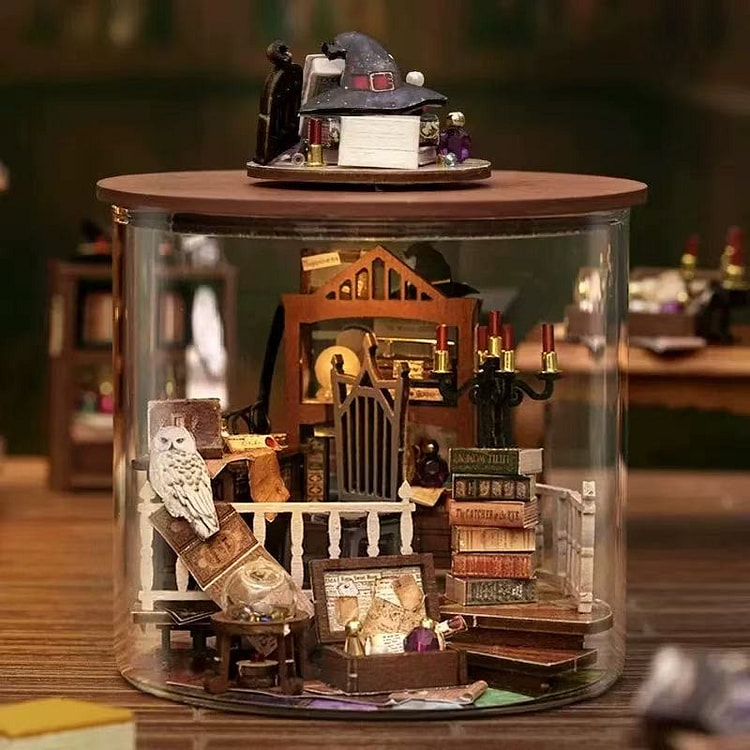 哈利八音盒DIY手工小屋 《魔法小屋款+工具胶水》
