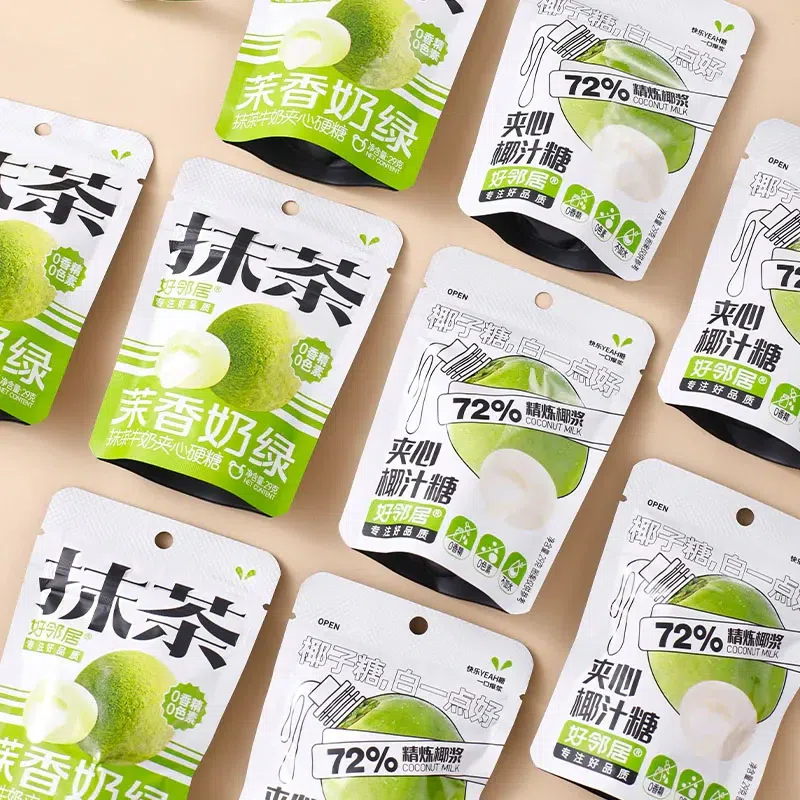 Matcha hard candy, coconut milk hard candy 58 g