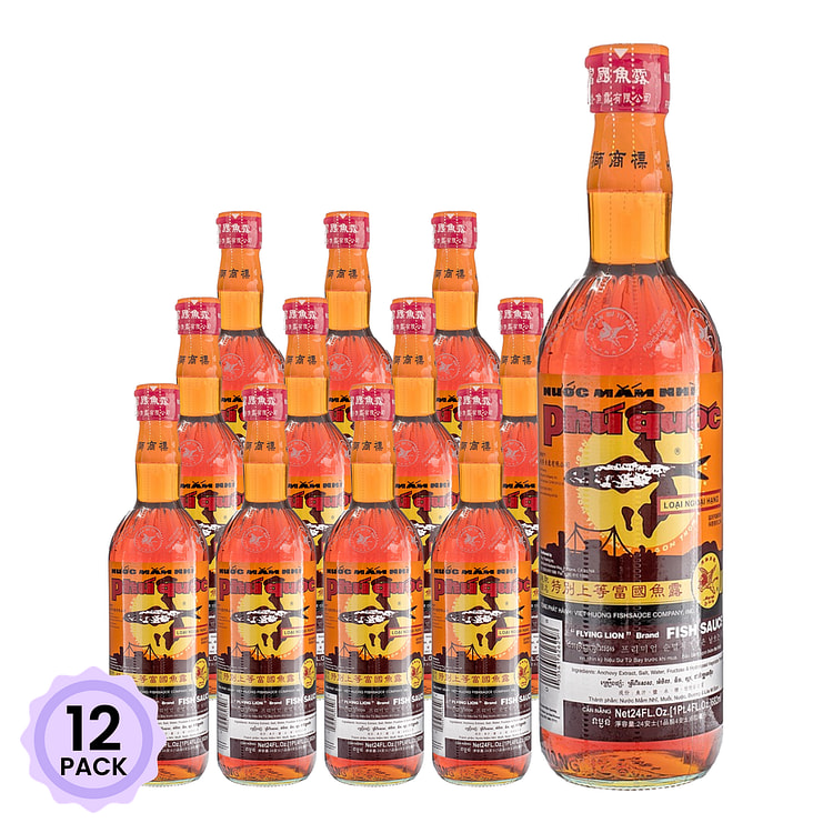 Flying Lion Premium Fish Sauce 24 oz*12 pack