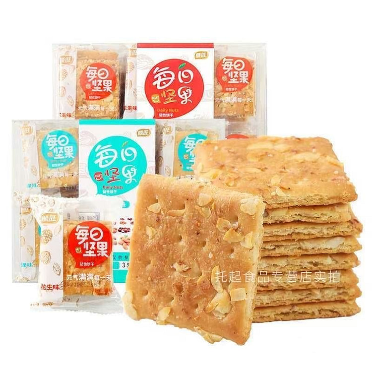 顺旺 每日坚果千层酥薄脆饼干23g*5包 115 克