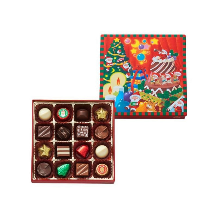 2024 Christmas Limited Edition Happy Time Chocolate Gift Box 16 Pieces
