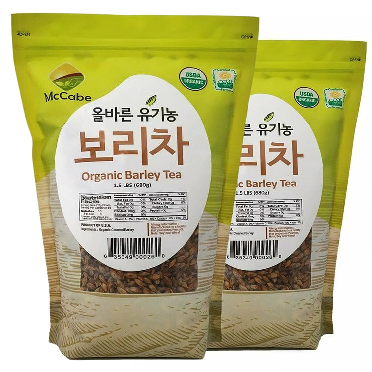 McCabe Organic Barley Tea, 1.5 lb (2 Packs)