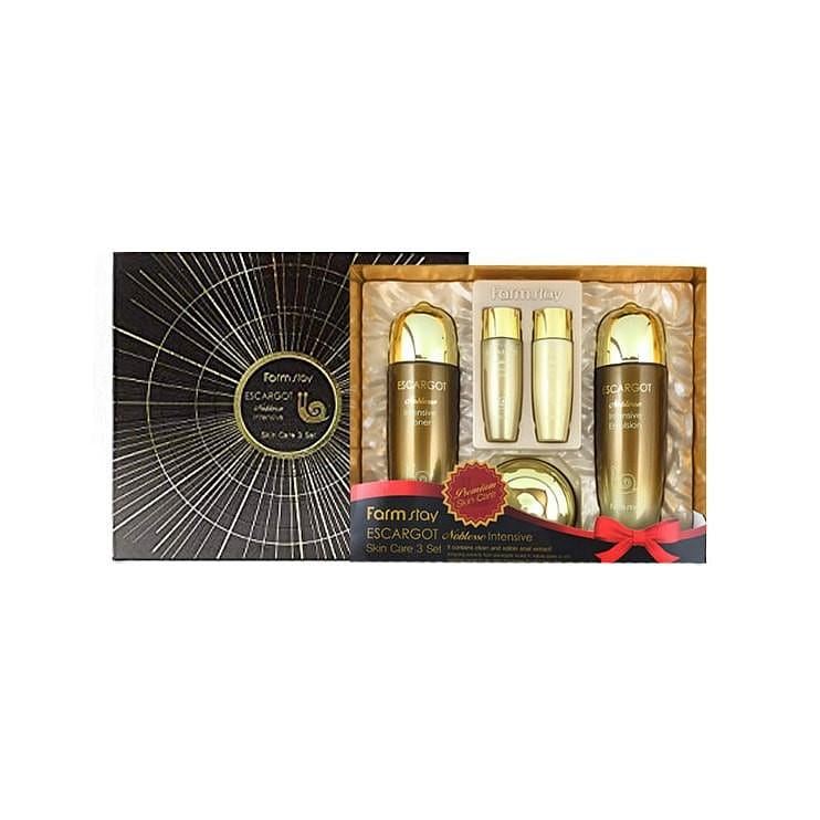 FarmStay Escargot Noblesse Intensive Skin Care 3 Set 1 box