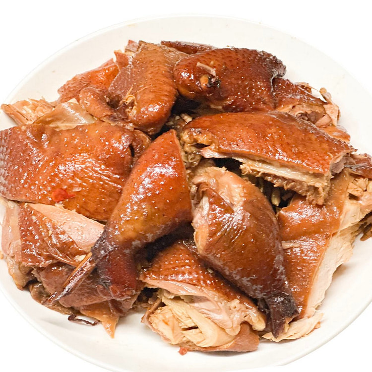 手撕风味熏鸡 整只带骨
