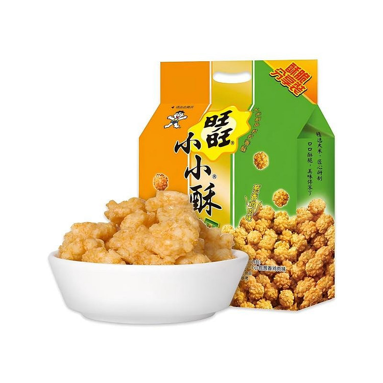旺旺 小小酥 原味+葱香鸡肉 25g*14包