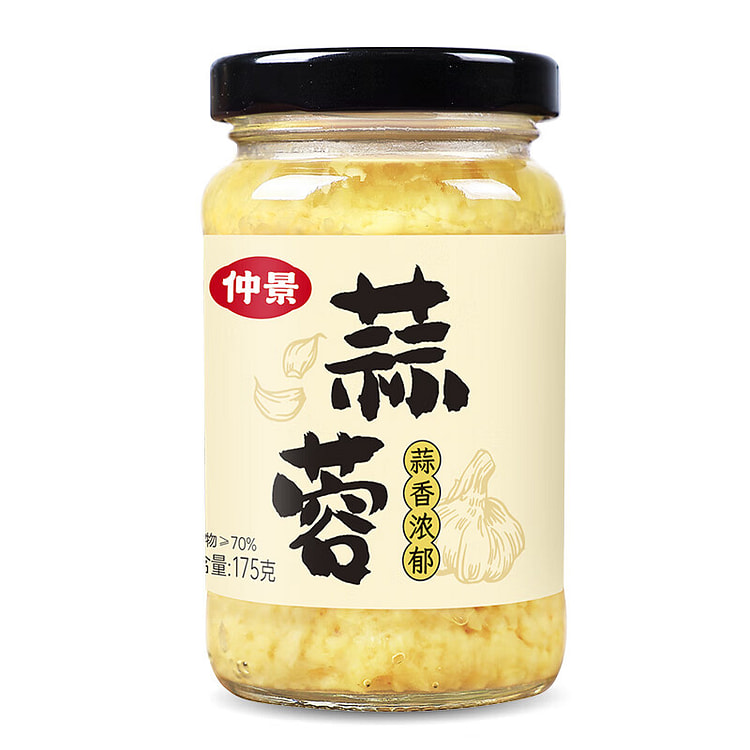 仲景蒜蓉酱原味粉丝蒜蓉小龙虾火锅蘸料175g*1罐