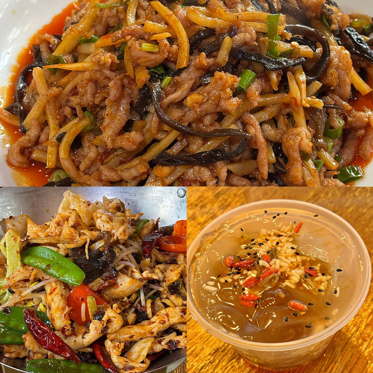 超值下饭双人餐 鱼香肉丝+麻辣香锅+冰粉 1 份