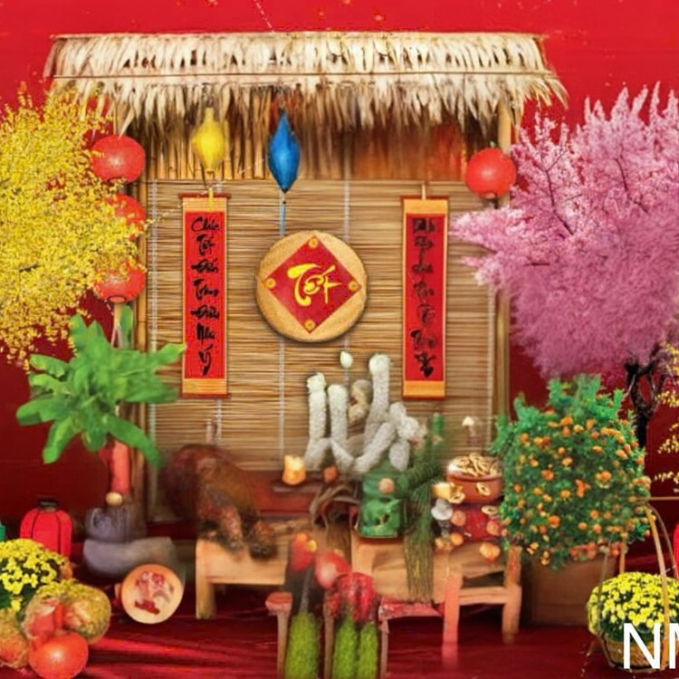 BACKDROP NMH14 (10ft x 7.5ft) LUNAR NEW YEAR