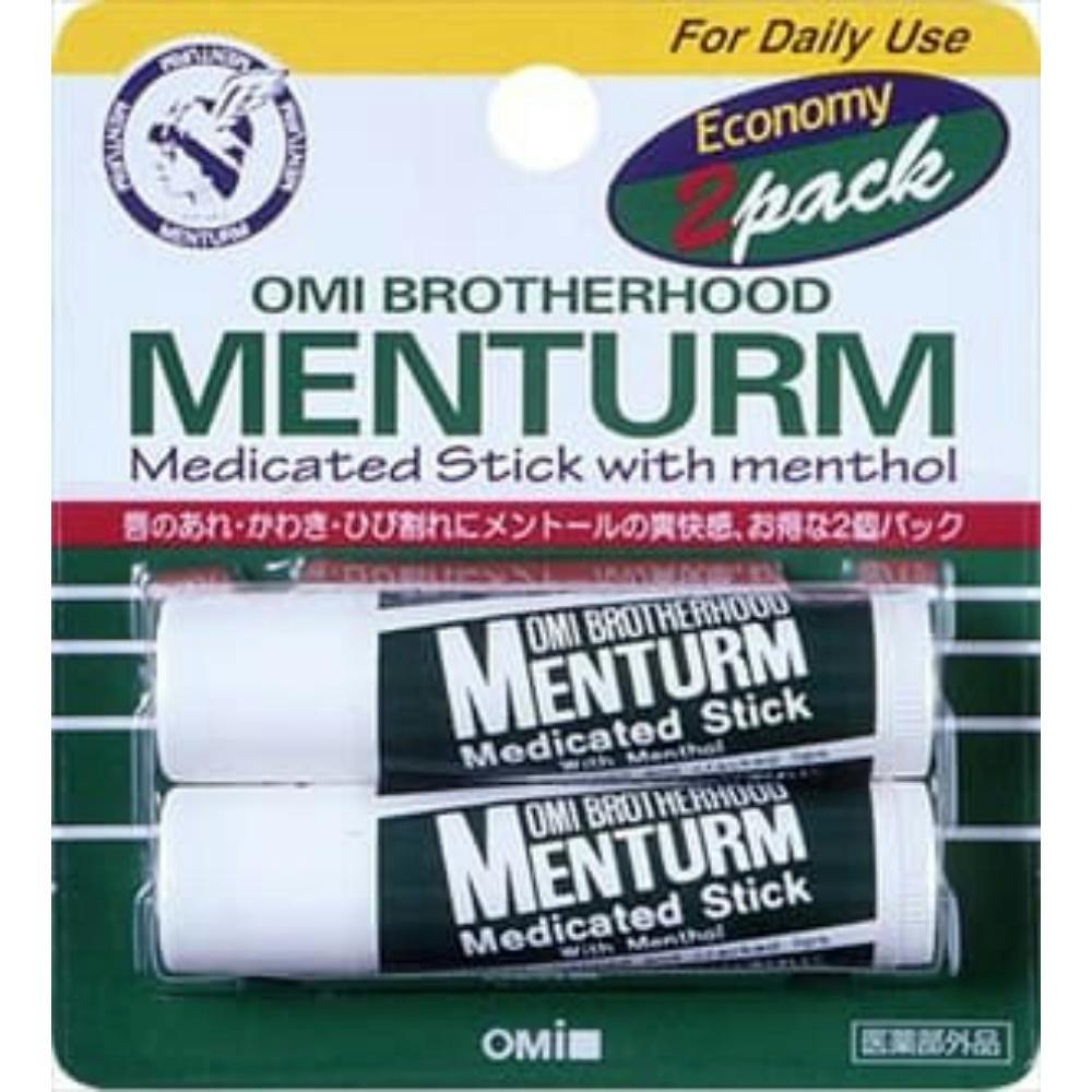 Get OMI MENTURM Mint Lip Balm 4g x 2pcs 8 g Delivered | Weee