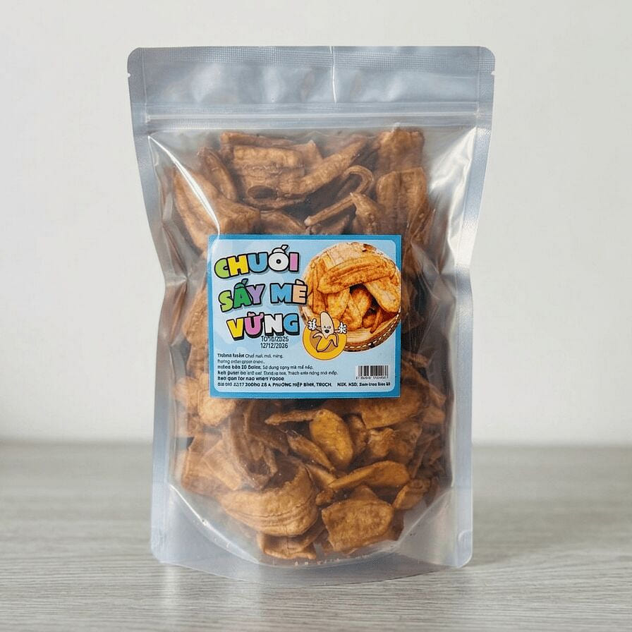Dried Banana With Ginger And Sesame 500 g