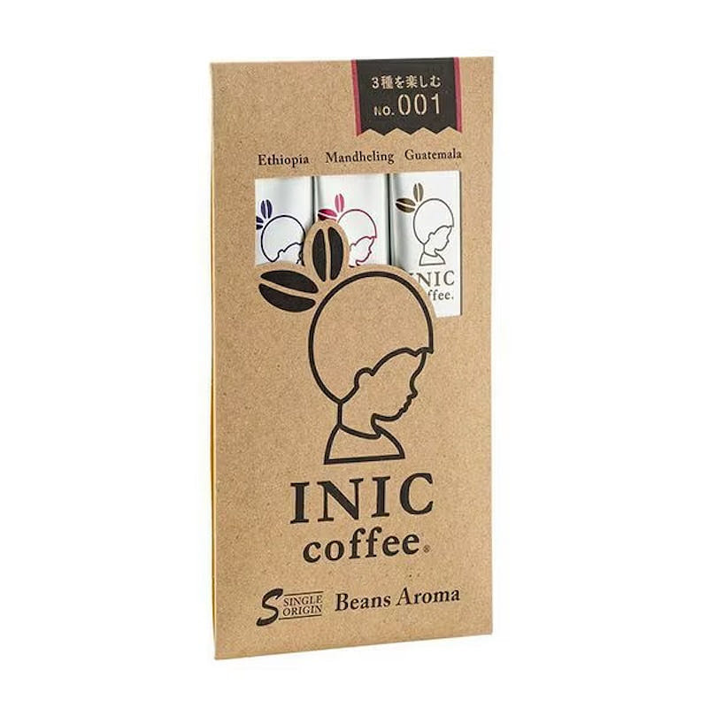 INIC coffee IN-076 Beans Aroma Assortment, 3-pack 1 each