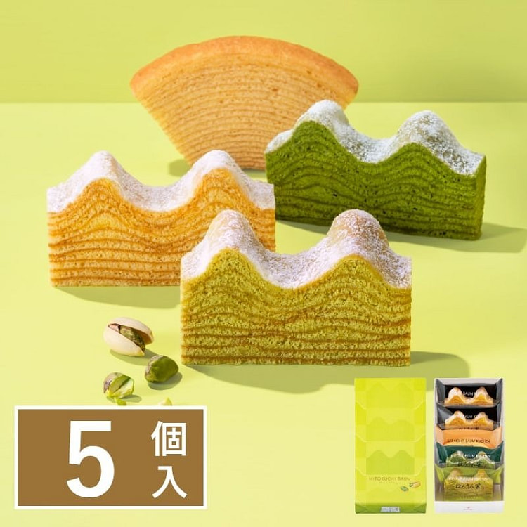 日本名菓 年轮家 夏季限定  组合装 5个装