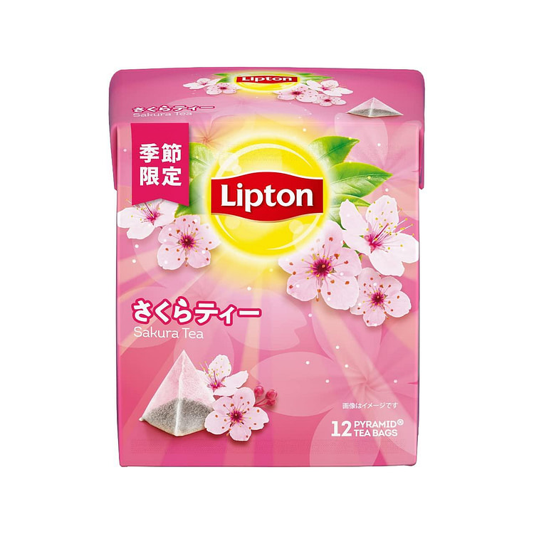 Lipton 樱花限定 红茶茶包 12包