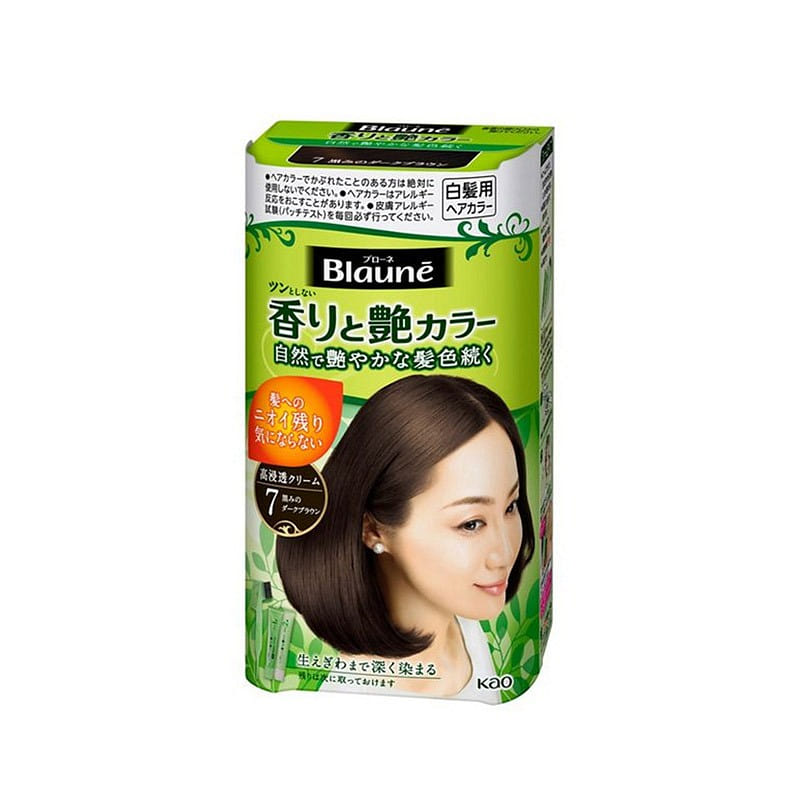KAO Blaune pure plant extract hair dye 80g black 1 each