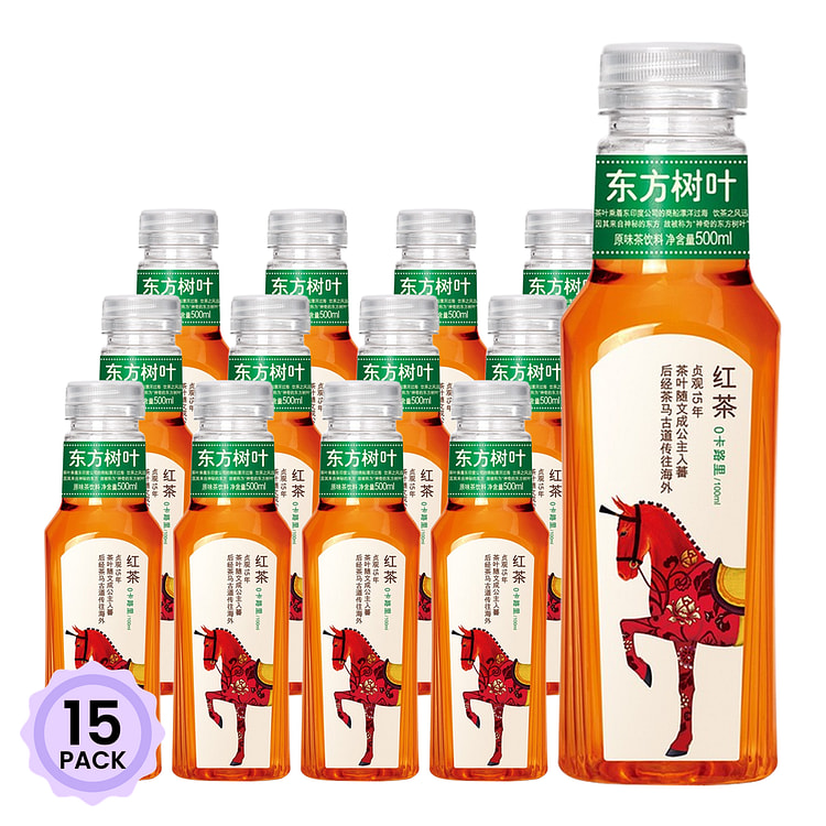 农夫山泉 东方树叶 红茶 无糖 500 毫升*15 包