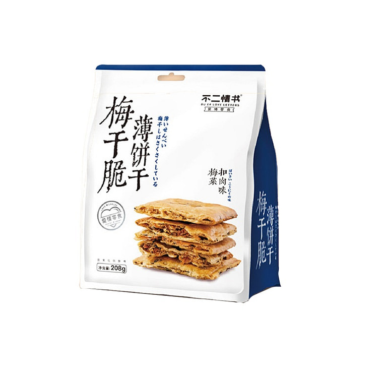不二情书梅干菜梅菜扣肉味208g*1袋