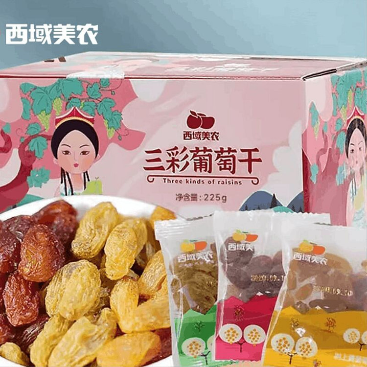 西域美农三彩葡萄干225g