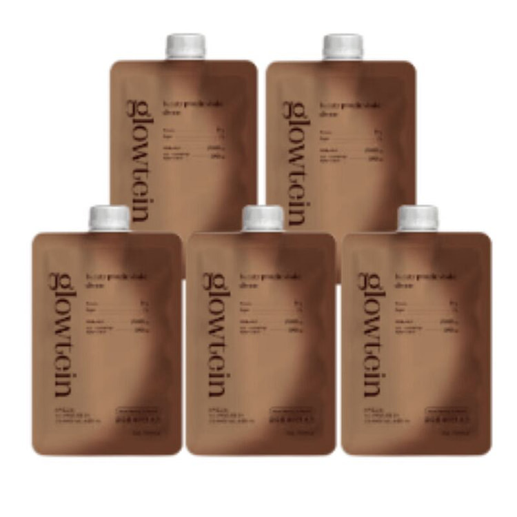 Glowtein美妍蛋白奶昔巧克力味高蛋白营养代餐 5 包
