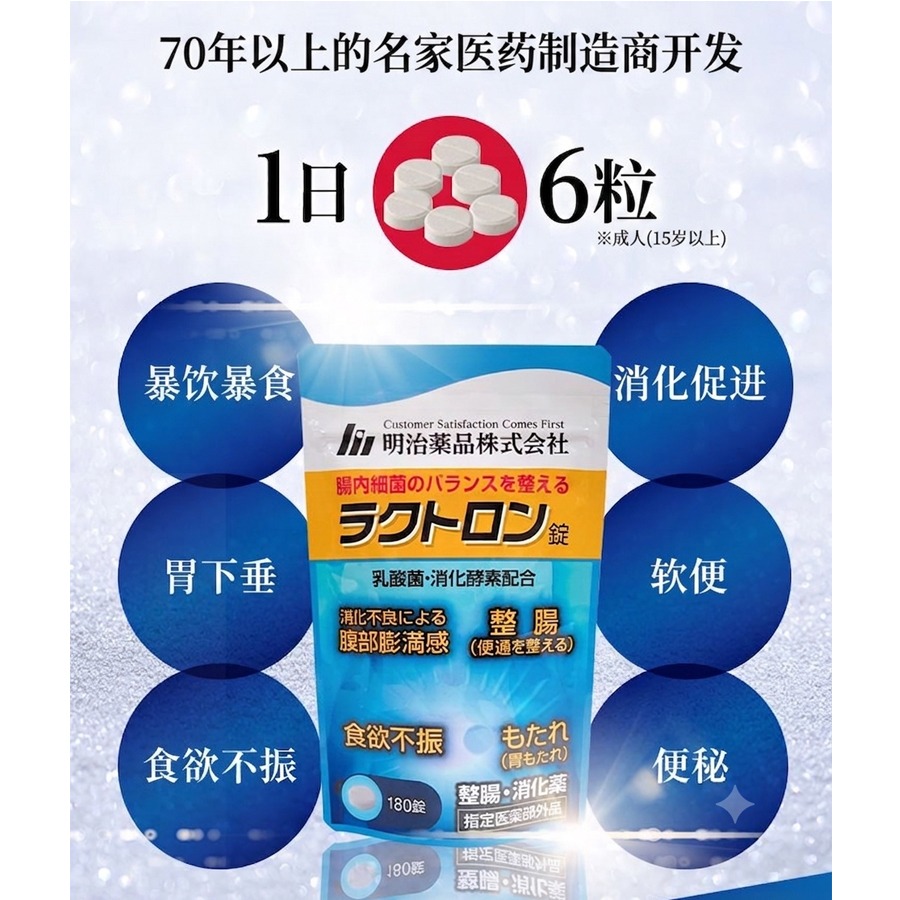 ラクトロン錠 明治薬品 ラクトロン錠 60錠 1 個 - Weee!