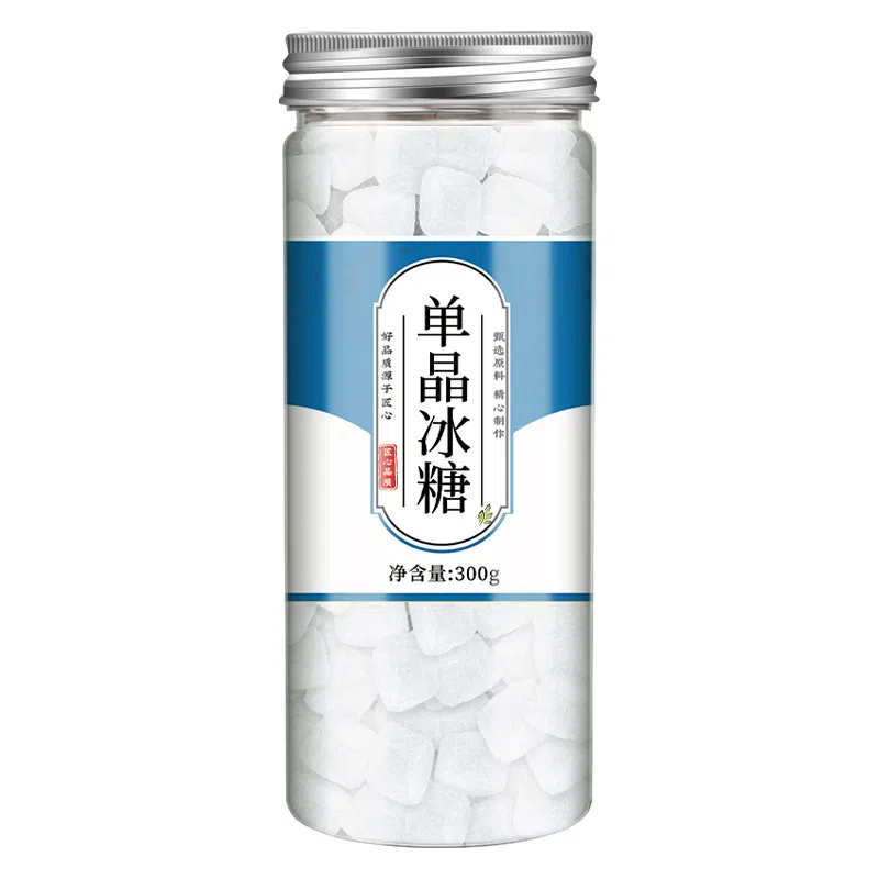 Single Crystal Rock Candy Special Small Grain Pure White Ice Cube 300g*1 bottle 300 g