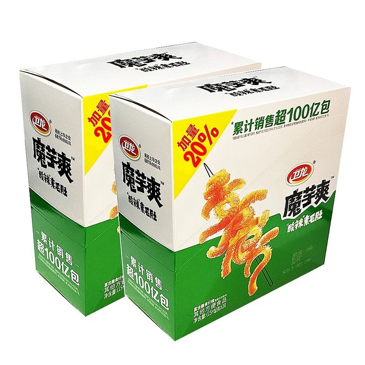 卫龙 魔芋爽 酸辣味 360g/盒 1 包