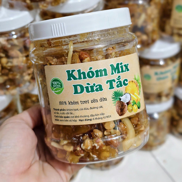 Pineapple, Coconut and Kumquat Mix 500 g