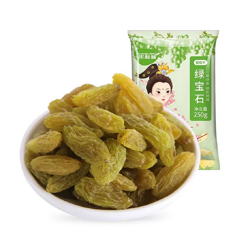 一果倾城葡萄干250g独小包装超大免洗哈密王干果特