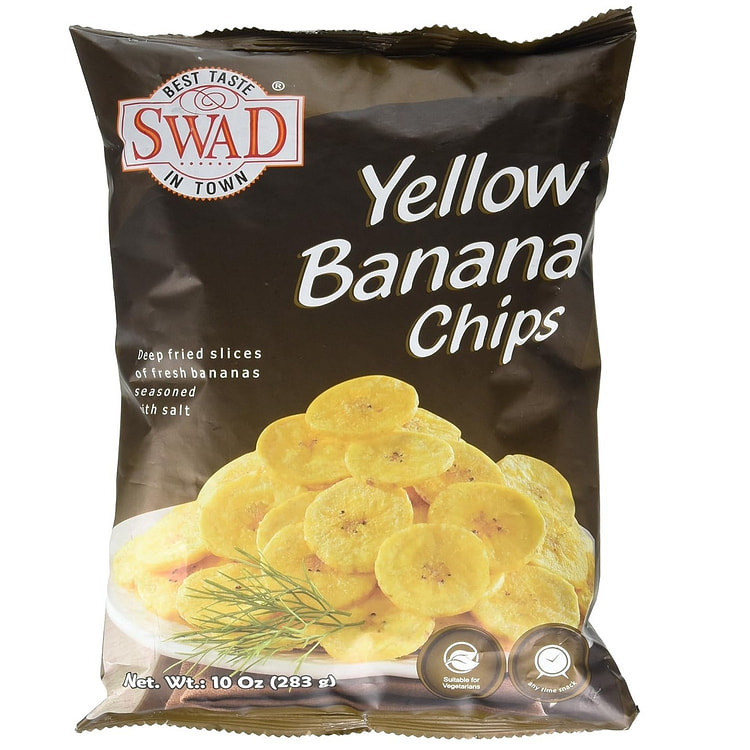 Swad Banana Chips Snacks, Yellow, 10 Ounce 1 pack