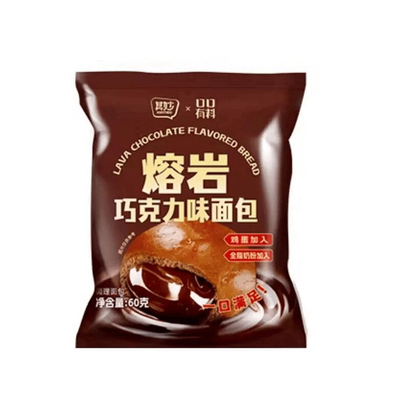 Qimiao Lava Chocolate Bread 60g*3 120 g