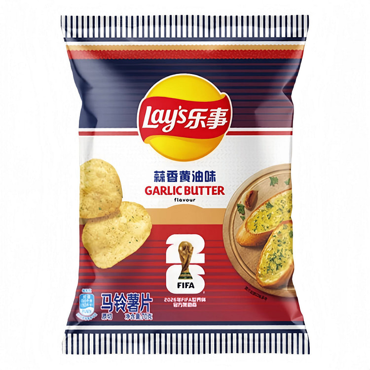 Lay's Crisps [1 pack] Garlic Butter Flavour 70g*1 70 g