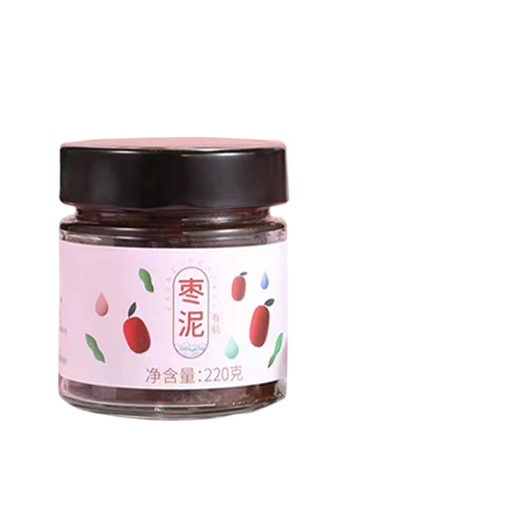甄如意枣有机荟去皮红馅料红枣酱辅食220g*1罐